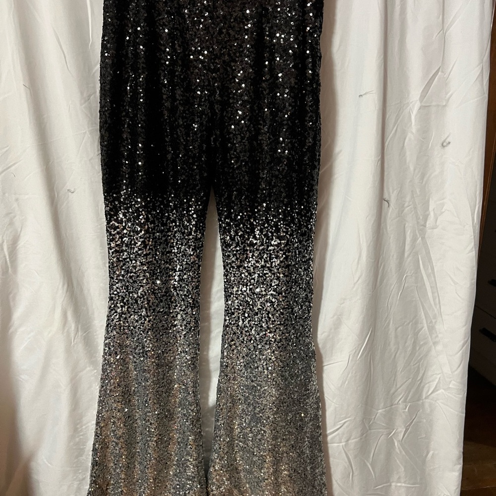 Windsor Black and Silver Sequin pants